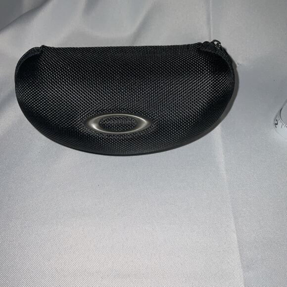 Oakley Flak Jacket Dark Grey Blue Polarized Lenses 03-916 - Picture 12 of 12